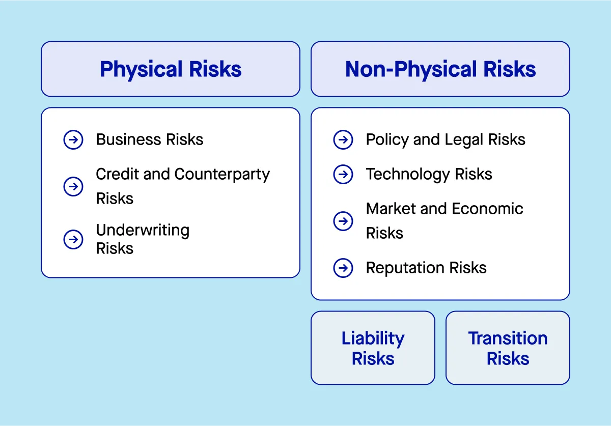 Types of climate risk